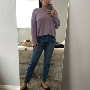 Soft purple sweater